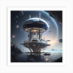 Dreamshaper V7 Create Another Idea For The Prompt A Spacefarin 0 Art Print