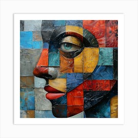 Face Of A Woman 6 Art Print