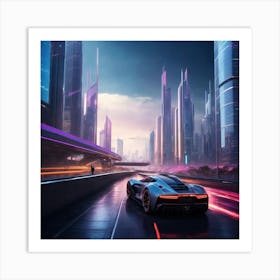 Sunset Joyride Art Print