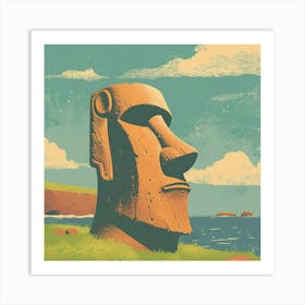 Easter Island Art Print