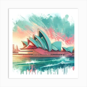 Sydney Opera House 4 Art Print