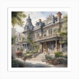 Hostres 1991 Watercolor Art Print