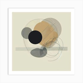 Abstract Circles 5 Art Print