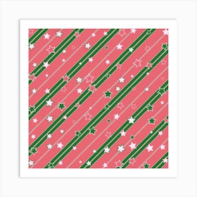 Christmas Background Star Art Print