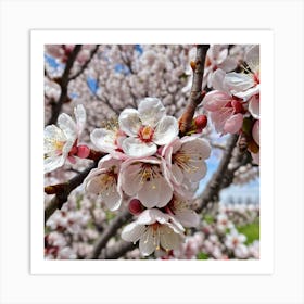 Blossoming Cherry Tree Art Print