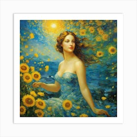 Sunflowersvhhf Art Print