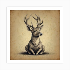 Deer! 1 Art Print