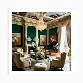 Grand Living Room Art Print