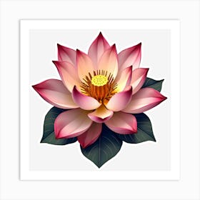 Lotus Flower 1 Art Print