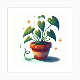 Potted Plant 5 Art Print