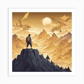 Dragons In The Sky Art Print