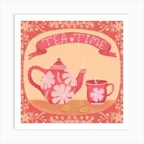 Tea Time Art Print