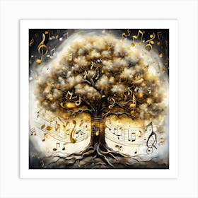 Tree Of Music Art Print