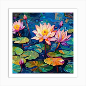 Water Lilies 18 Art Print