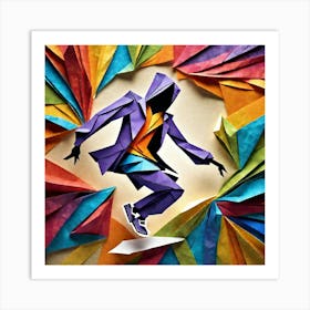 Origami Art 15 Art Print