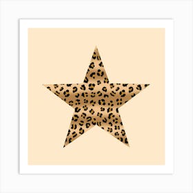 Leopard Star 2 Art Print