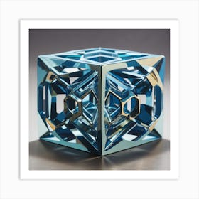 Cube art Art Print