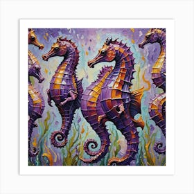 Seahorses 5 Art Print