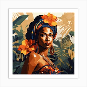 African Woman 3 Art Print