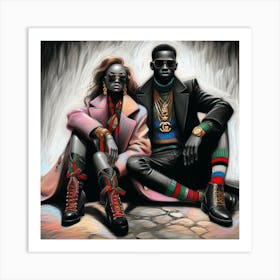 Gucci Couple 6 Art Print