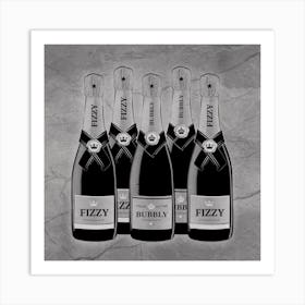 Champagne Art Print