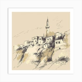 Turkish Village Art Print