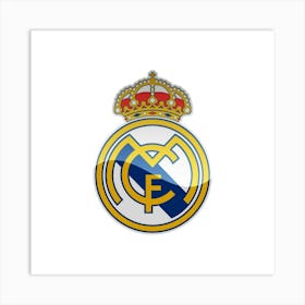 Real Madrid CF Logo Wall Art 28 Art Print