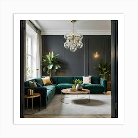 Modern Living Room 101 Art Print