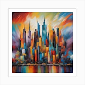 Cityscape Art Print