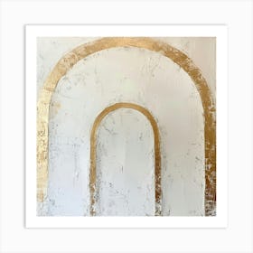 Gold Arches Art Print