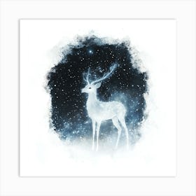 Deer Canvas Print 7 Art Print