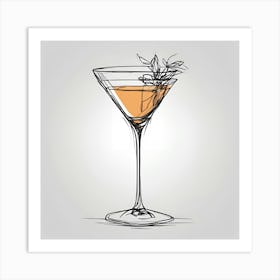 Cocktail In A Glass Art Print