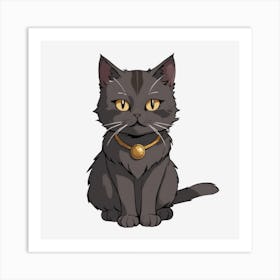 Cute Cat Art Print