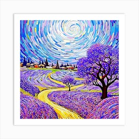 Lavender Fields Art Print