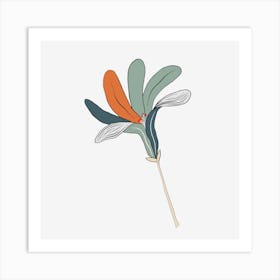 Flower On A Stick Art Print