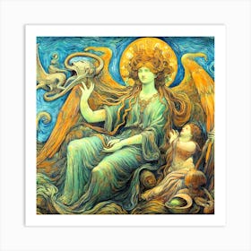 Angels And Demons 4 Art Print