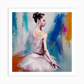 Abstract Ballerina Art Print