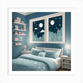 Default Sleep Tight Bedroom Art Print 3 Art Print