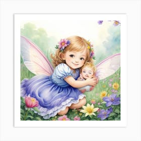 Fairy Baby Art Print