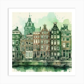 Amsterdam Canvas Print 1 Art Print