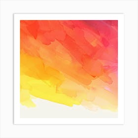 Abstract Watercolor Painting 14 Art Print