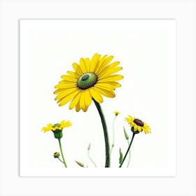 Yellow Daisies 2 Art Print