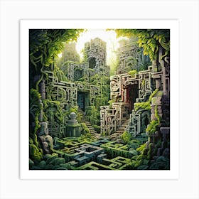 Maze 2 Art Print