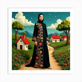 Muslim Woman Art Print