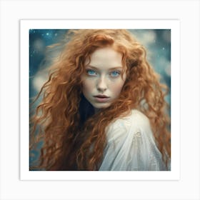 Fairytale Girl Art Print