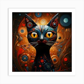 Perfect Feline Portrait Art Print