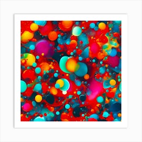 Abstract colored Background Art Print