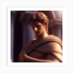 Statue Of Aphrodite 6 Art Print