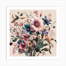 Flowers Art Print