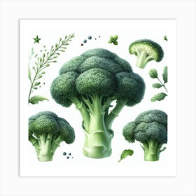 Broccoli 3 Art Print